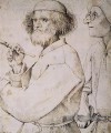 Le peintre et l’acheteur flamand Renaissance paysan Pieter Bruegel l’Ancien